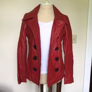 BRAND NEW Sperry Faux Leather Jacket/Coat